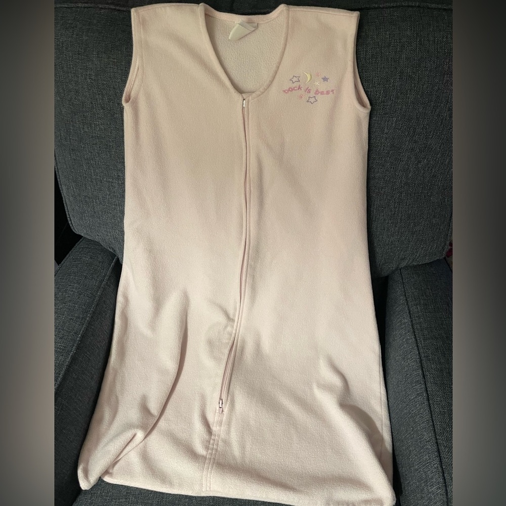 Fleece Halo Sleep Sack light pink